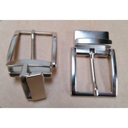 Hebilla de cinturón Destrier & Piel de cinturón reversible 32 mm