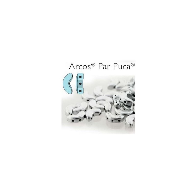 ARCOS PAR PUCA 5 X 10MM  SILVER ALUMINUM MAT