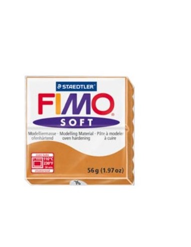 FIMO SOFT (56gr.) COLOR 76 COÑAC