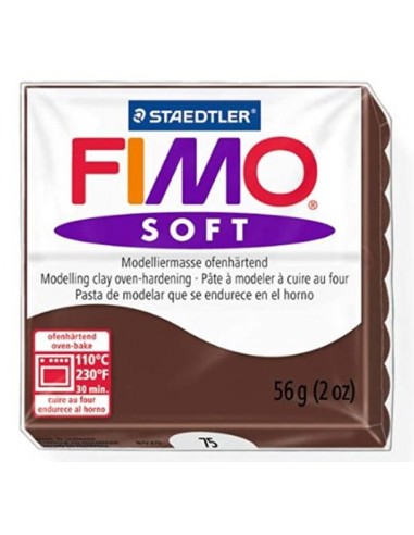FIMO SOFT (56gr.) COLOR 75 CHOCOLATE