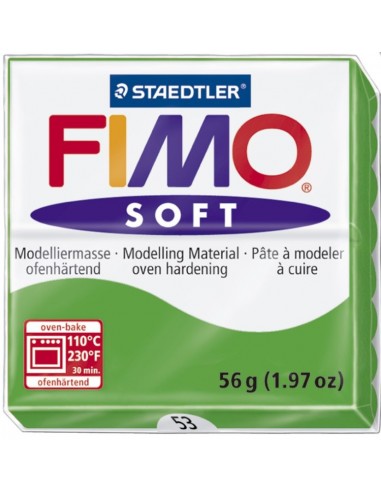 FIMO SOFT (56gr.) COLOR 53 VERDE TROPICAL