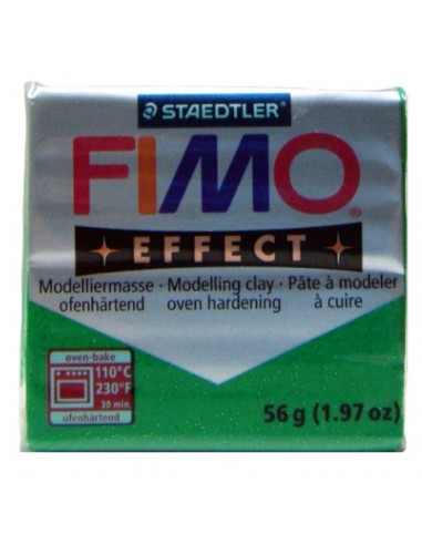 FIMO EFFECT (56gr.) COLOR 502 VERDE PURPURINA