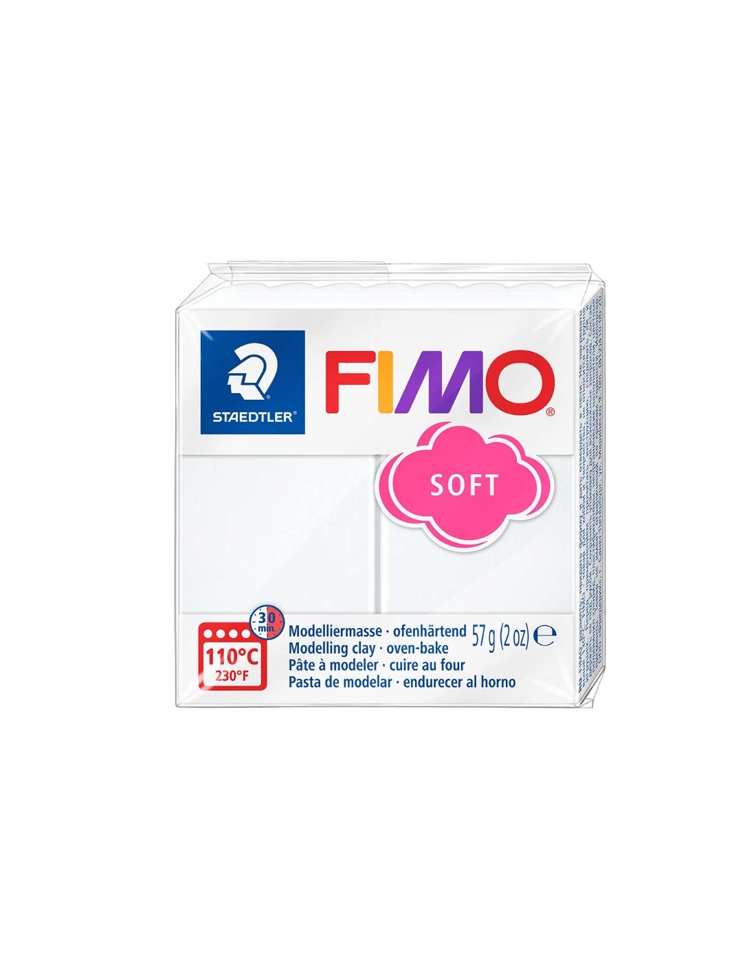 FIMO SOFT (56gr.) COLOR 0 BLANCO
