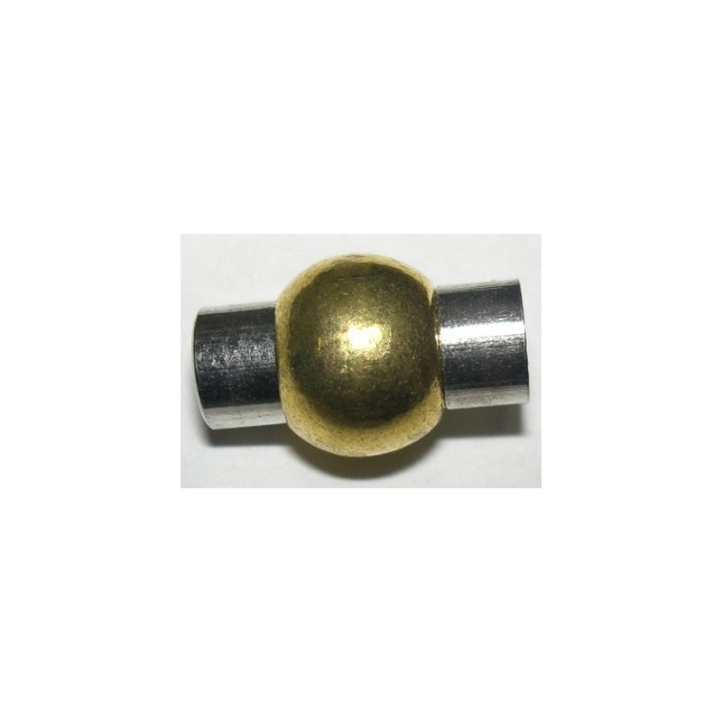 CIERRE IMAN ACERO 10x18mm ORO AGU4,5mm